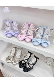 Sheep Puff Star Dream Heel Shoes(2nd Limited Pre-Order/5 Colours/Full Payment Without Shipping)